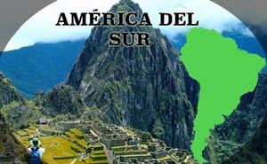 mapa turístico America del Sur